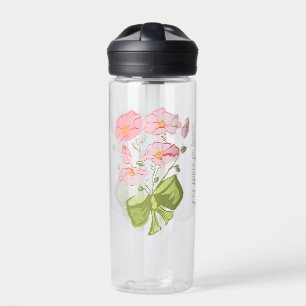 Let There Be Peace on Earth - Floral Water Bottle