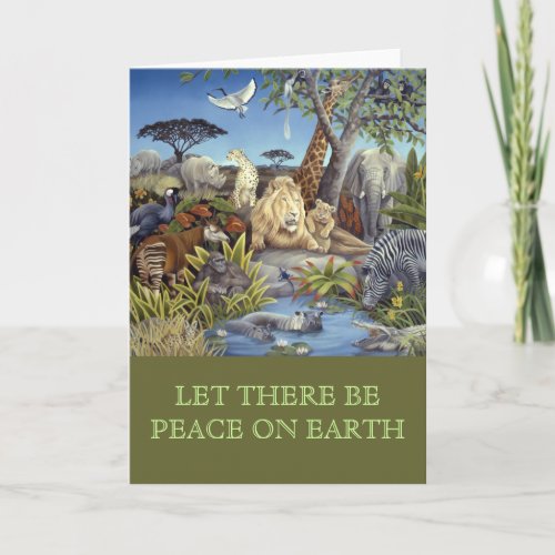 Let There Be Peace on Earth Holiday Card