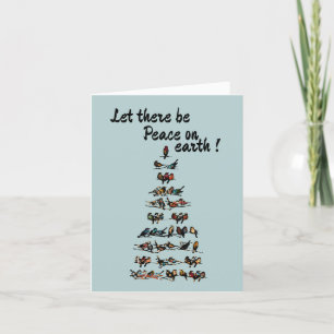 Let There Be Peace On Earth Letterpress Thank You Card