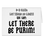 let there be purim (Front Horizontal)