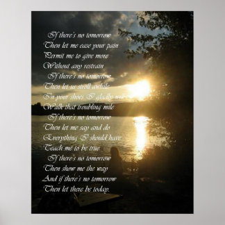 "Let There Be Today" Poster