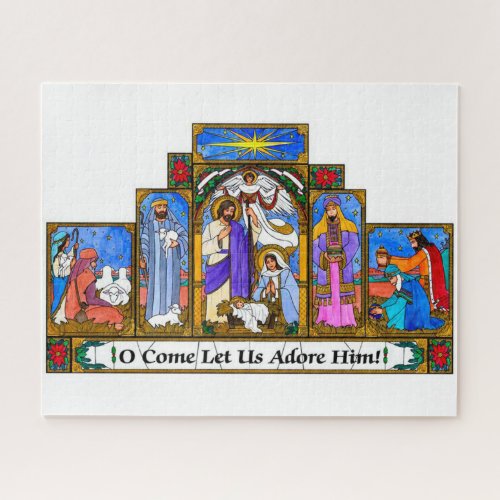 Let us adore him jigsaw puzzle