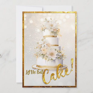 Let Us Eat Cake! Invitation