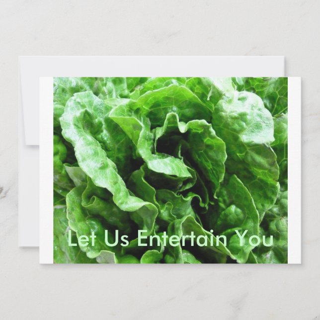 Let Us entertain You Invitation (Front)