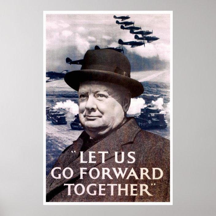 Let Us Go Forward Together Poster | Zazzle.com