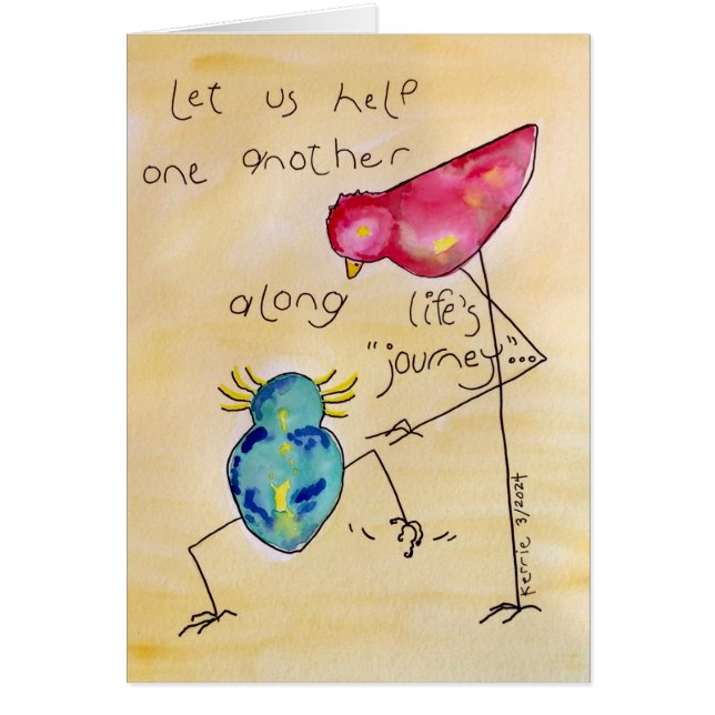 Let Us Help One Another Cards (Front)