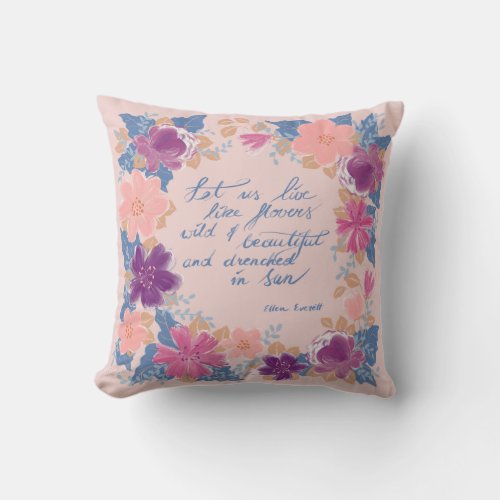 Let Us Live_Uplifting Quote Pillow