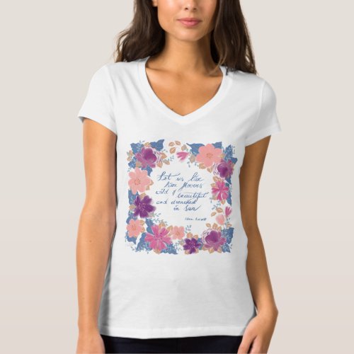 Let Us Live_Uplifting Quote T_Shirt