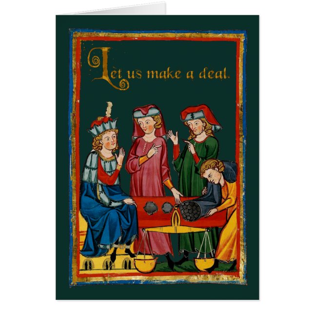 Let us make a deal cards (Front)