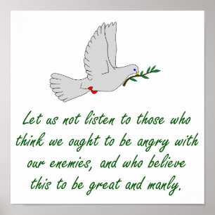 Let Us Not Listen To Those - Forgiveness Quotes Poster