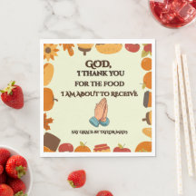 LET US PRAY SAY GRACE Thanksgiving Religious