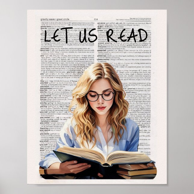 Let Us Read Poster (Front)