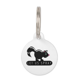 Let Us Spray Pet ID Tag