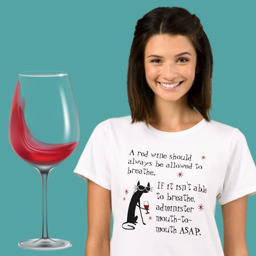 Let Wine Breathe or Mouth_to_Mouth Funny T_Shirt