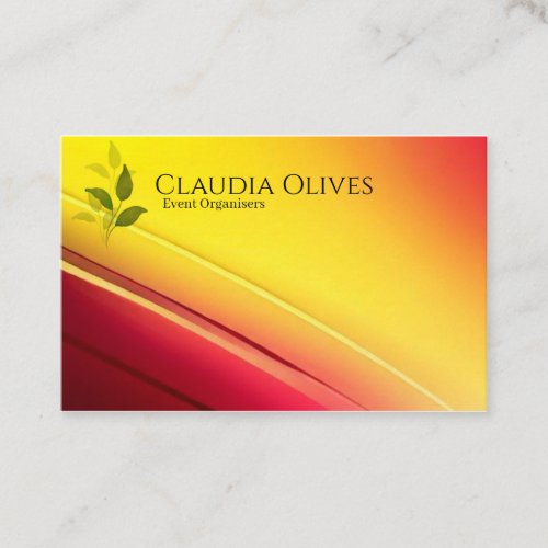 Let your business shine with Green Leaf Design Business Card