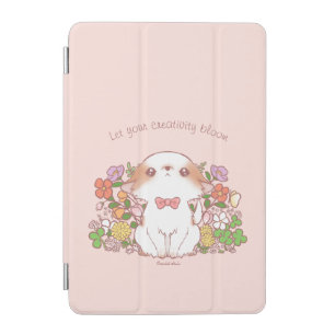 Let your creativity bloom Mochi and Flowers iPad Mini Cover