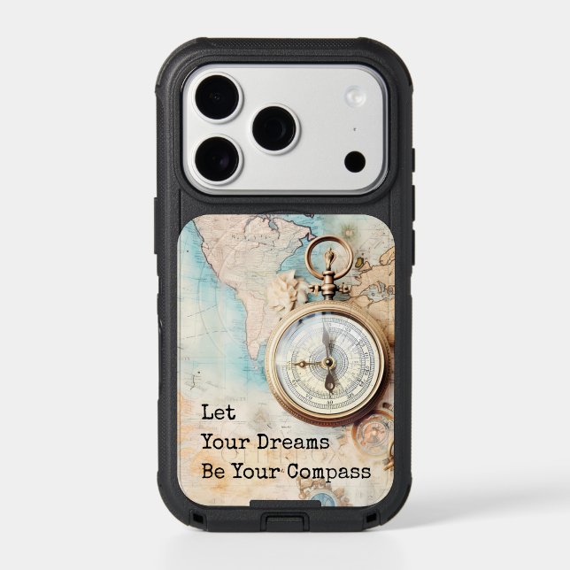 Let Your Dreams Be Your Compass Otterbox iPhone Case (Back)