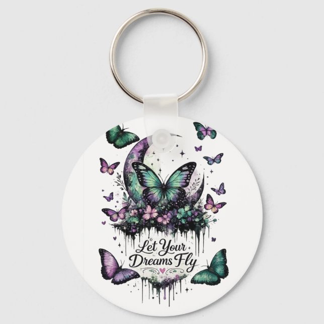 Let Your Dreams Fly Keychain (Front)
