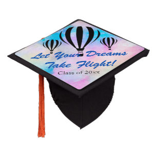 Let Your Dreams Take Flight Graduation Cap Topper