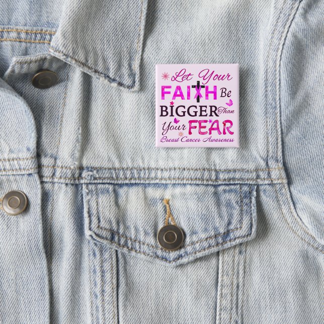 Let Your FAITH Be BIGGER Button (In Situ)