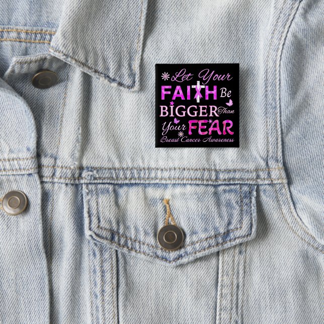 Let Your FAITH Be BIGGER Button (In Situ)