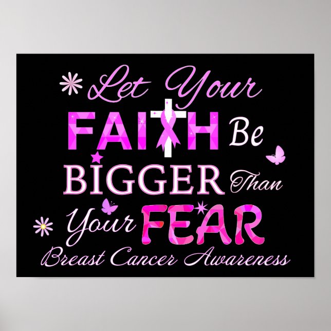 Let Your FAITH Be BIGGER Poster (Front)