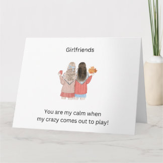 Let your friend know how much you appreciate her! card