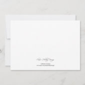 Let Your Heart Be Light Ribbon Photo Card (Back)