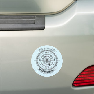 Let Your Heart Be Your Compass Car Magnet