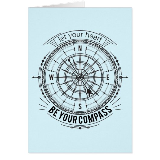 Let Your Heart Be Your Compass Cards (Front)