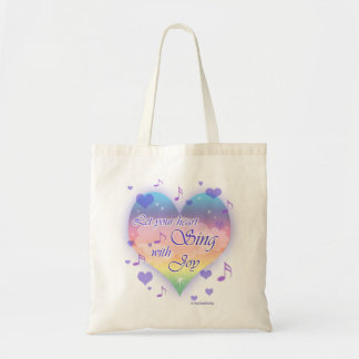 "Let Your Heart SING With Joy" Musical Notes Bag