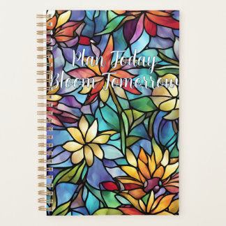 Let Your Ideas Bloom Floral Spiral Notebook