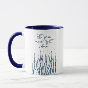 LET YOUR INNER LIGHT SHINE RELIGION FAITH QUOTE MUG