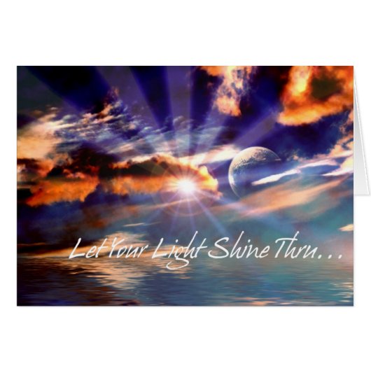 Let your light.. cards (Front Horizontal)