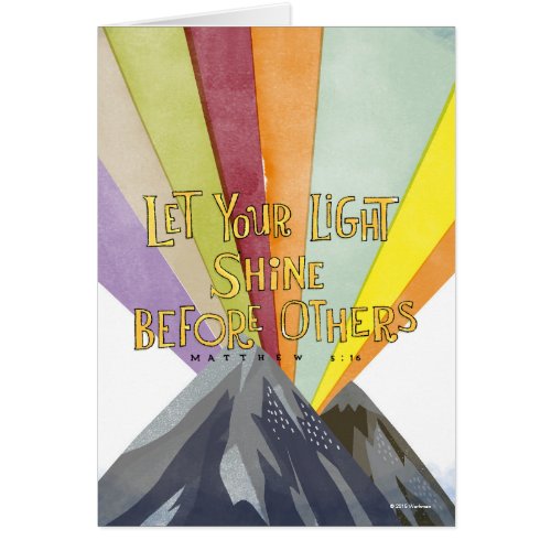 Let Your Light Shine