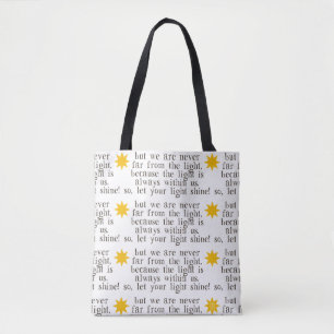 Let Your Light Shine All-Over-Print Tote
