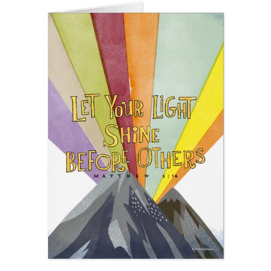 Let Your Light Shine Cards (Front)