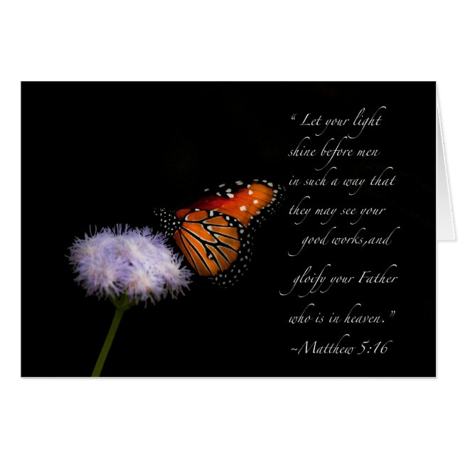 Let your light shine cards (Front Horizontal)