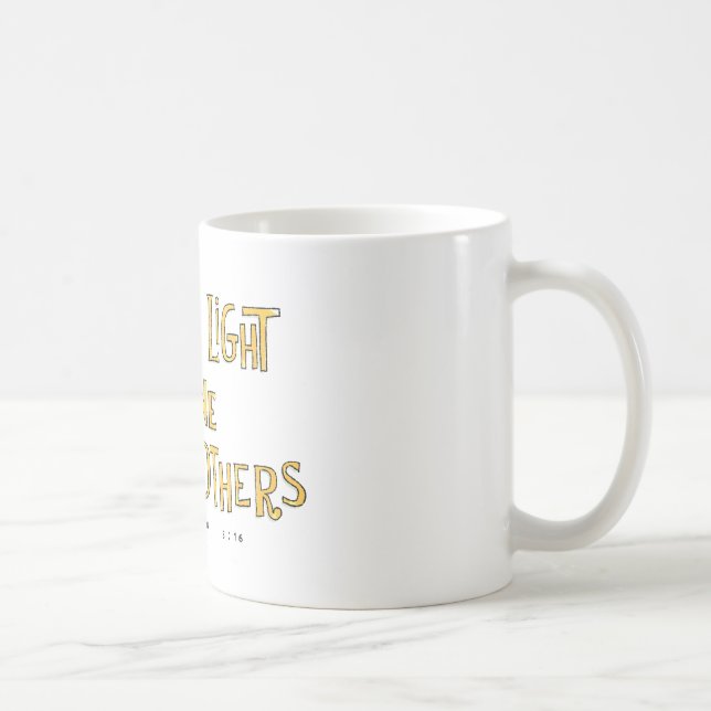 Let Your Light Shine Coffee Mug (Right)