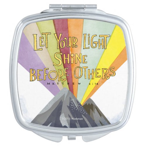 Let Your Light Shine Compact Mirror