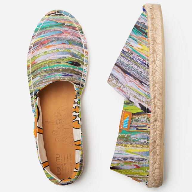 Let Your Light Shine Down Ubuntu Espadrilles (Side)