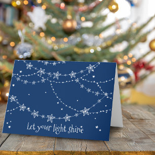Let Your Light Shine Holiday Greeting Card