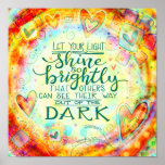 “Let Your Light Shine” Inspirivity Poster