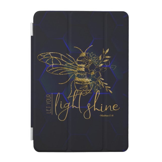 "Let Your Light Shine"  iPad Mini Cover (Front)