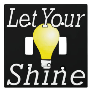 Let your light shine light switch cover