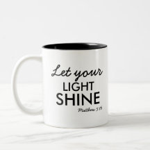 Let Your Light Shine Personalized Bible Christian