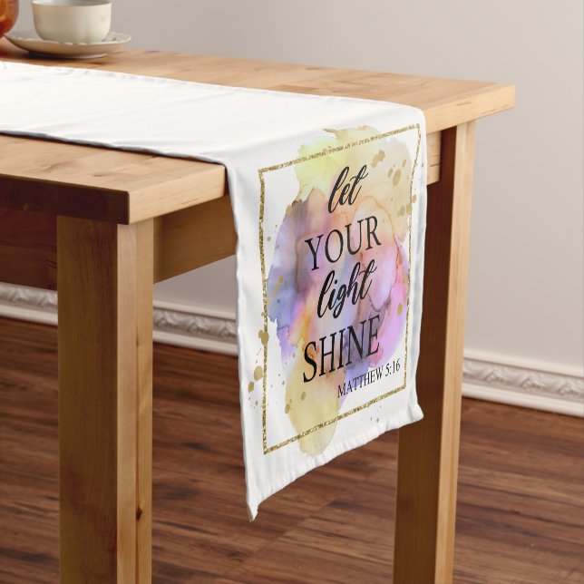Let your light shine  short table runner (In Situ)
