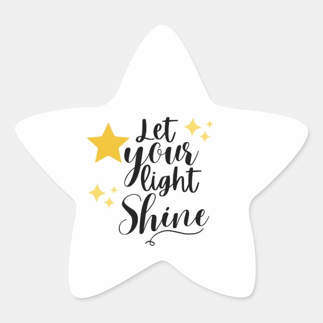 Let Your Light Shine Stickers (Front)