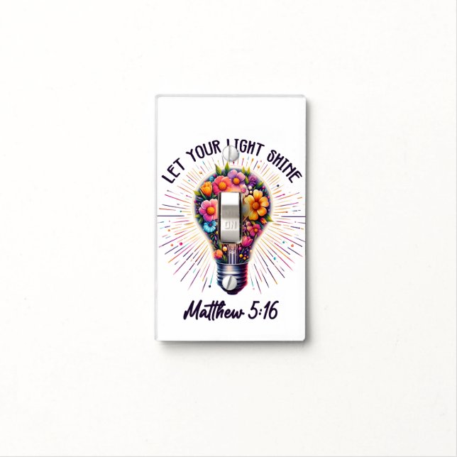 Let Your Light Shine Switch Cover (In Situ)