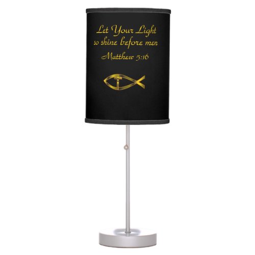 Let Your Light SHINE Table Lamp